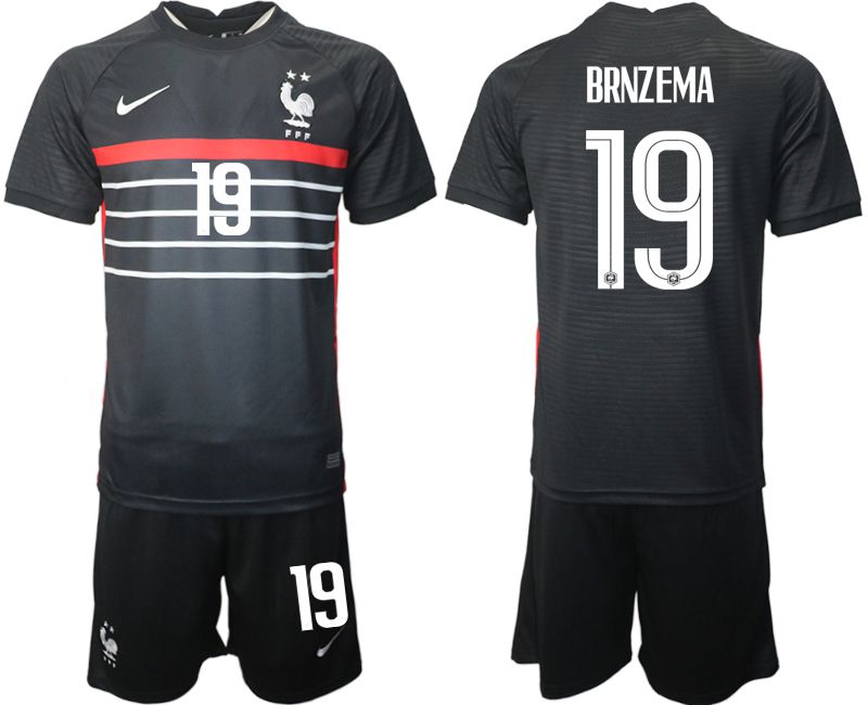Men 2022 World Cup National Team France home black #19 Soccer Jersey